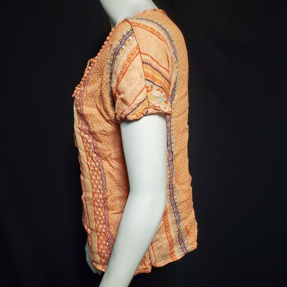 Mudd Orange Top (14) - Picture 3 of 5